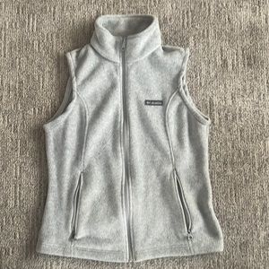 Gray Columbia fleece vest